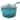 Crock-Pot Artisan 3 Quart Enameled Cast Iron Saucepan with Lid in Teal and Silver