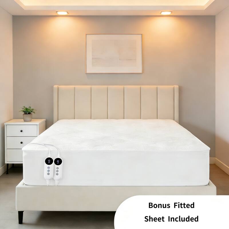 12" Plush Hybrid Mattress with Gel Memory Foam, CertiPUR-US and OEKO-TEX Certified