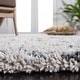 preview thumbnail 6 of 12, SAFAVIEH Fontana Shag Rosaleen Modern Abstract 2-inch Thick Rug