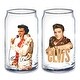 preview thumbnail 2 of 0, Elvis Presley 16 oz. Glasses - Set of 2 - 3 x 5.25 x 3
