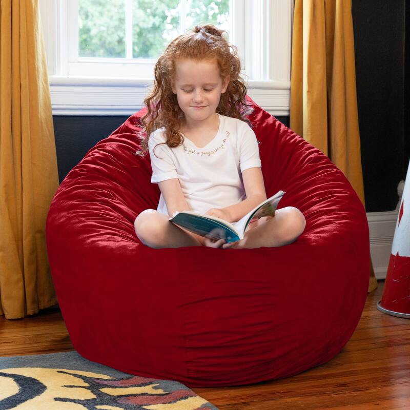 Jaxx 4 ft Cocoon Kids Bean Bag Chair and Crash Pad