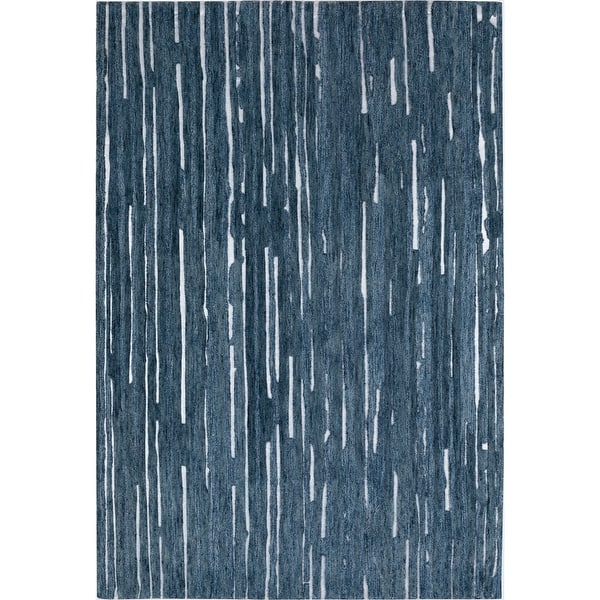 Addison Dazzle Modern Hand Spun Wool And Metallic Area Rug On Sale Overstock 30543124