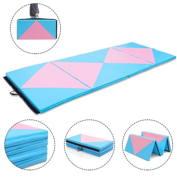 Shop Gymax 4 X10 X2 Gymnastics Mat Folding Portable Exercise