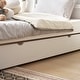 preview thumbnail 20 of 20, Single bunk bed with drag bed twin wooden bed pine particle board drag bed