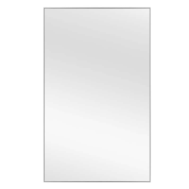 Modern Aluminum Alloy Thin Framed Full Length Floor Mirror
