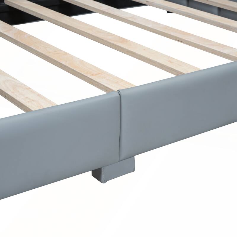 Queen Size and Twin XL Size Upholstered Platform Bed