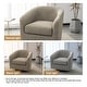 preview thumbnail 135 of 143, Modern 360°Swivel Accent Chairs Barrel Armchairs