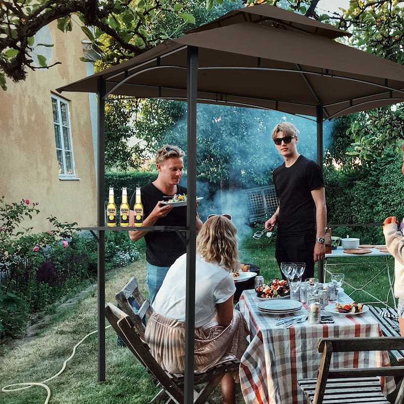 8 x 5 Ft Outdoor Grill Gazebo
