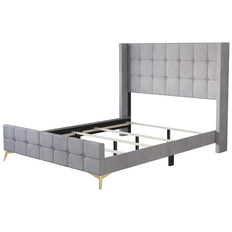 Gisella Upholstered Panel Bed