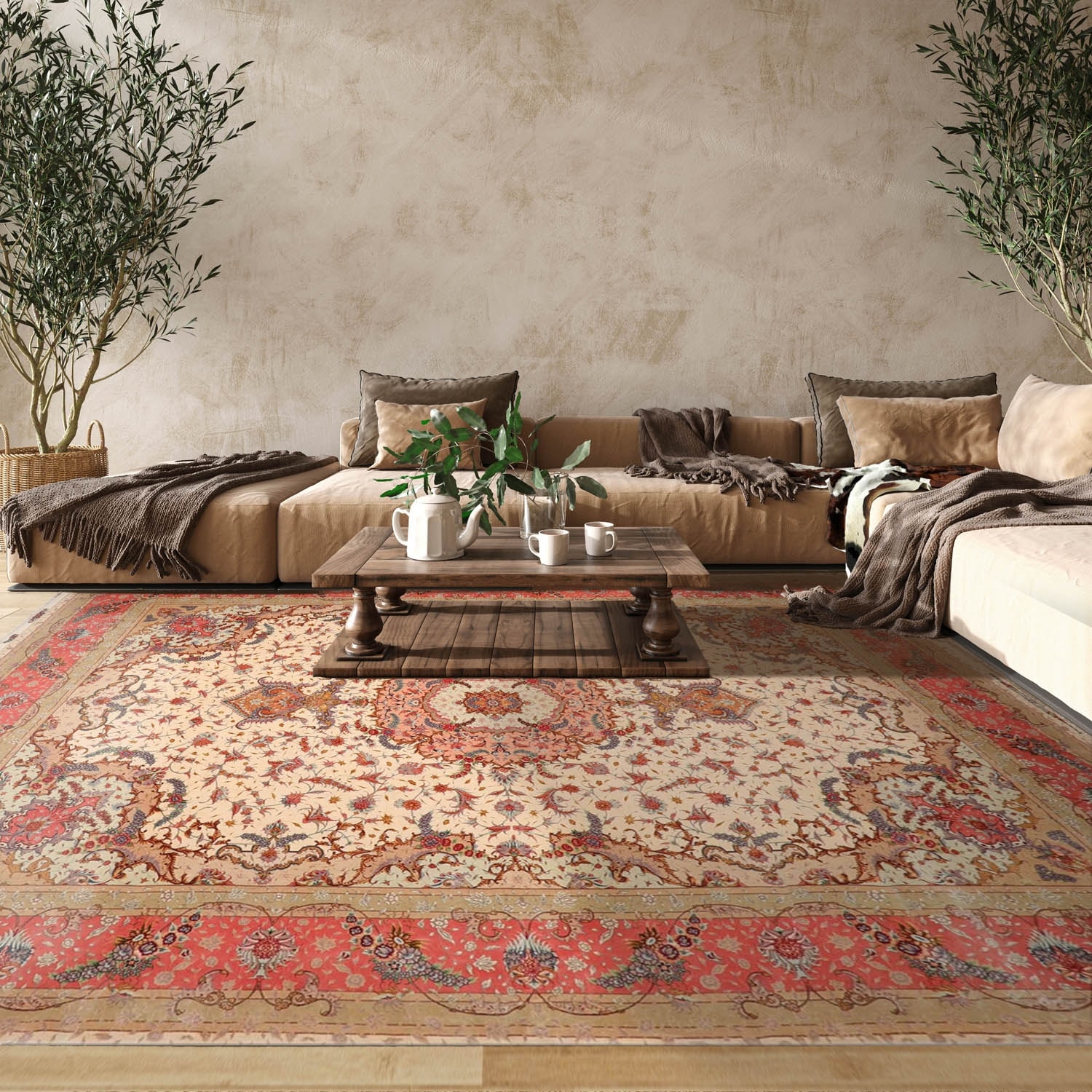 The range sales rugs and throws