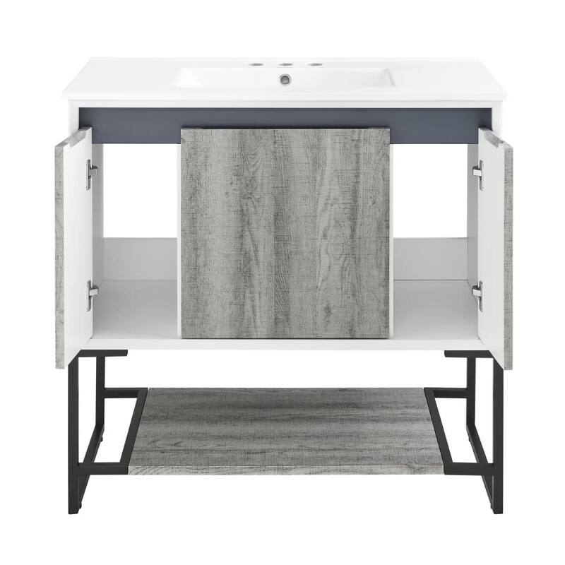 Swiss Madison SM-BV143-3 Marseille 37" Free Standing Single Basin