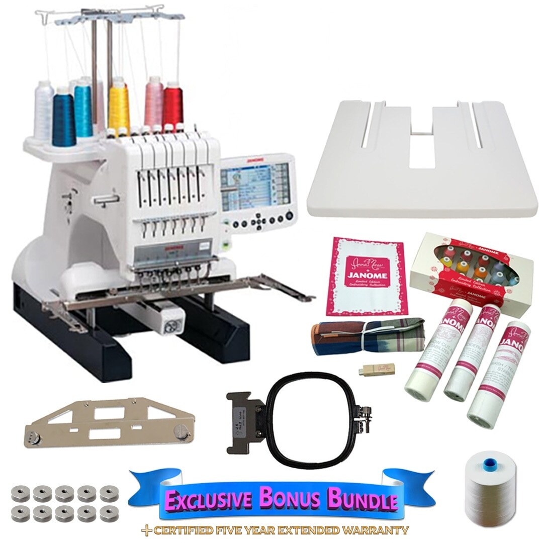 Shop Janome Mb 7 Embroidery Machine With Exclusive Bonus Bundle