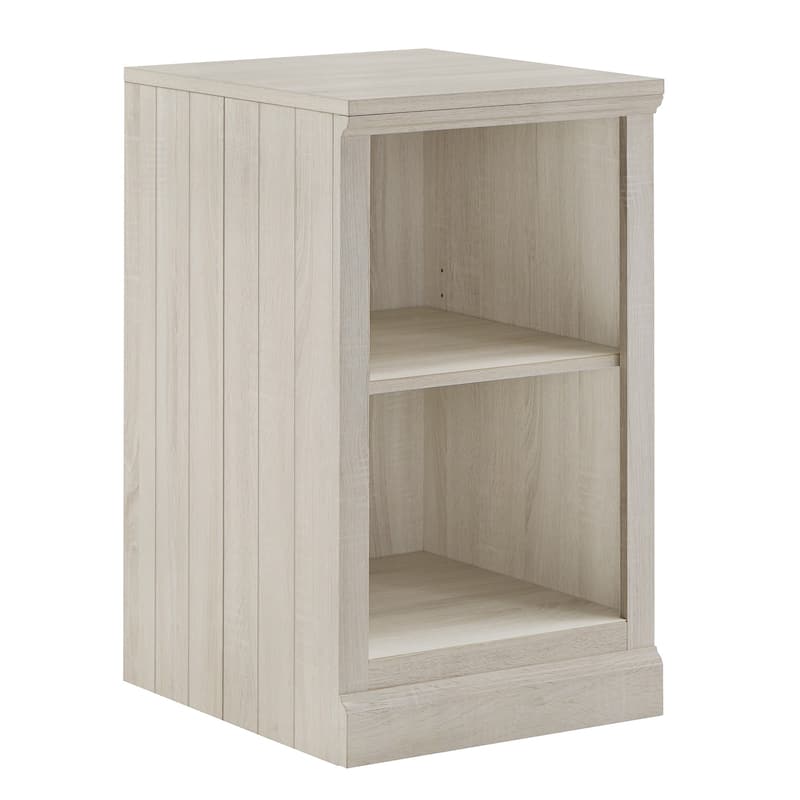Hinesburg 40 in. Corner Desk with USB Chargers and 3-drawer File Cabinet by iNSPIRE Q Classic