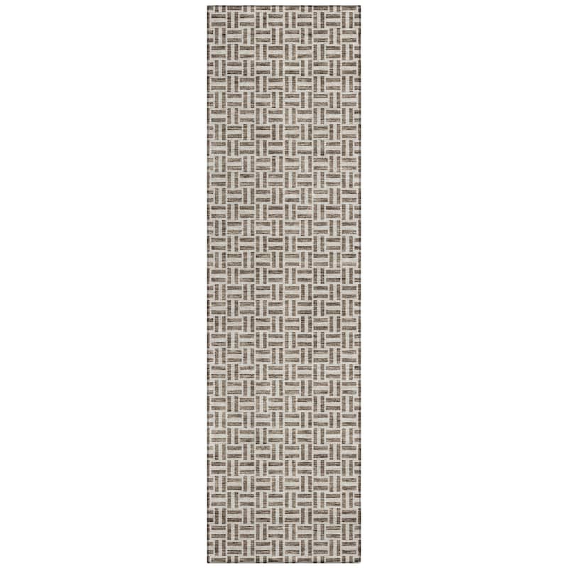 Machine Washable Indoor/ Outdoor Chantille Contemporary Casual Rug