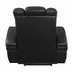 preview thumbnail 10 of 12, Starbuck Black Storage Arm Power Recliner