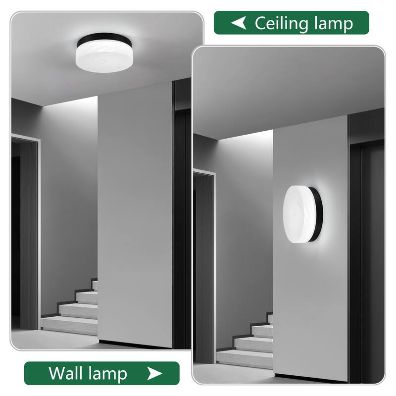 12 Inch LED Ceiling Light, 24W Flush Mount Ceiling Light,Round Low Profile Ceiling Lights for Bedroom, Living Room