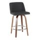 preview thumbnail 14 of 78, Carson Carrington Vallberga 26" Upholstered Counter Stool (Set of 2) Charcoal