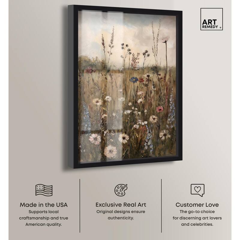 Field of Forgotten Dreams II Shadowbox by Art Remedy