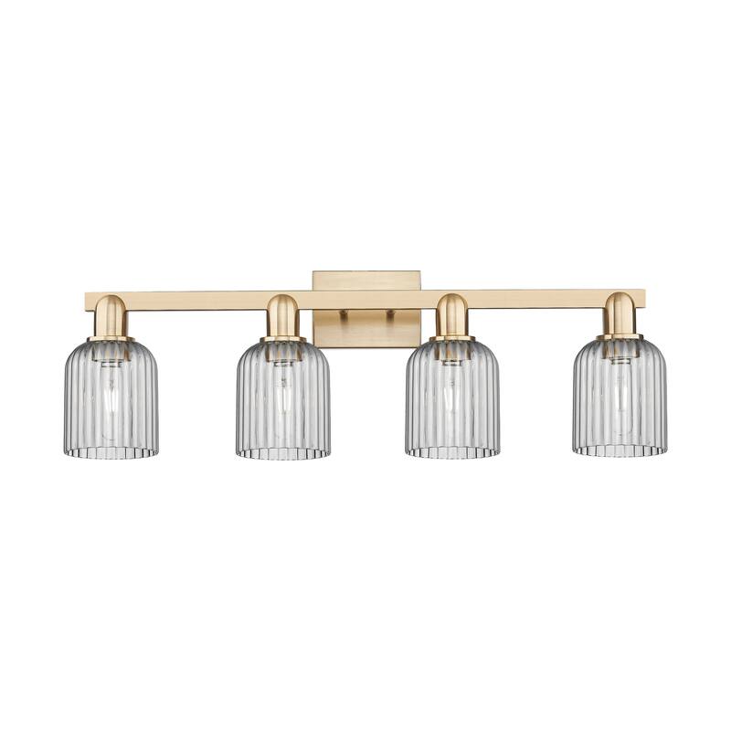 Innovations Lighting Downtown Urban - Bridal Veil - 4 Light 32" Bath Vanity Light