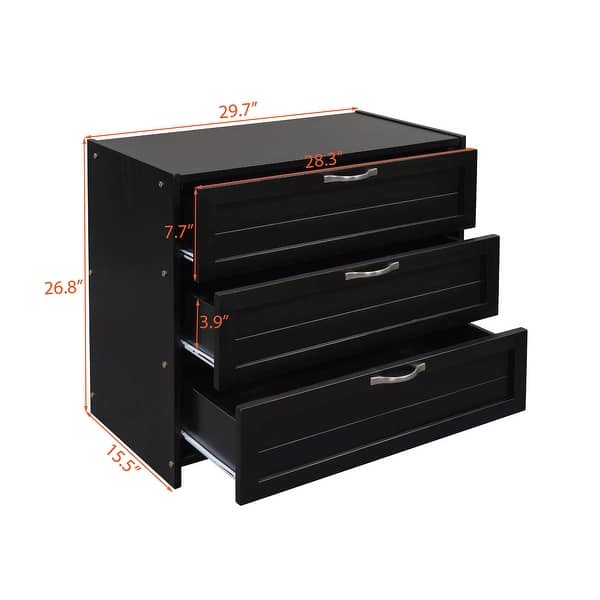 dimension image slide 0 of 12, Twin Low Loft Bed with Slide, Drawers & Guardrails - Sturdy Wood Frame