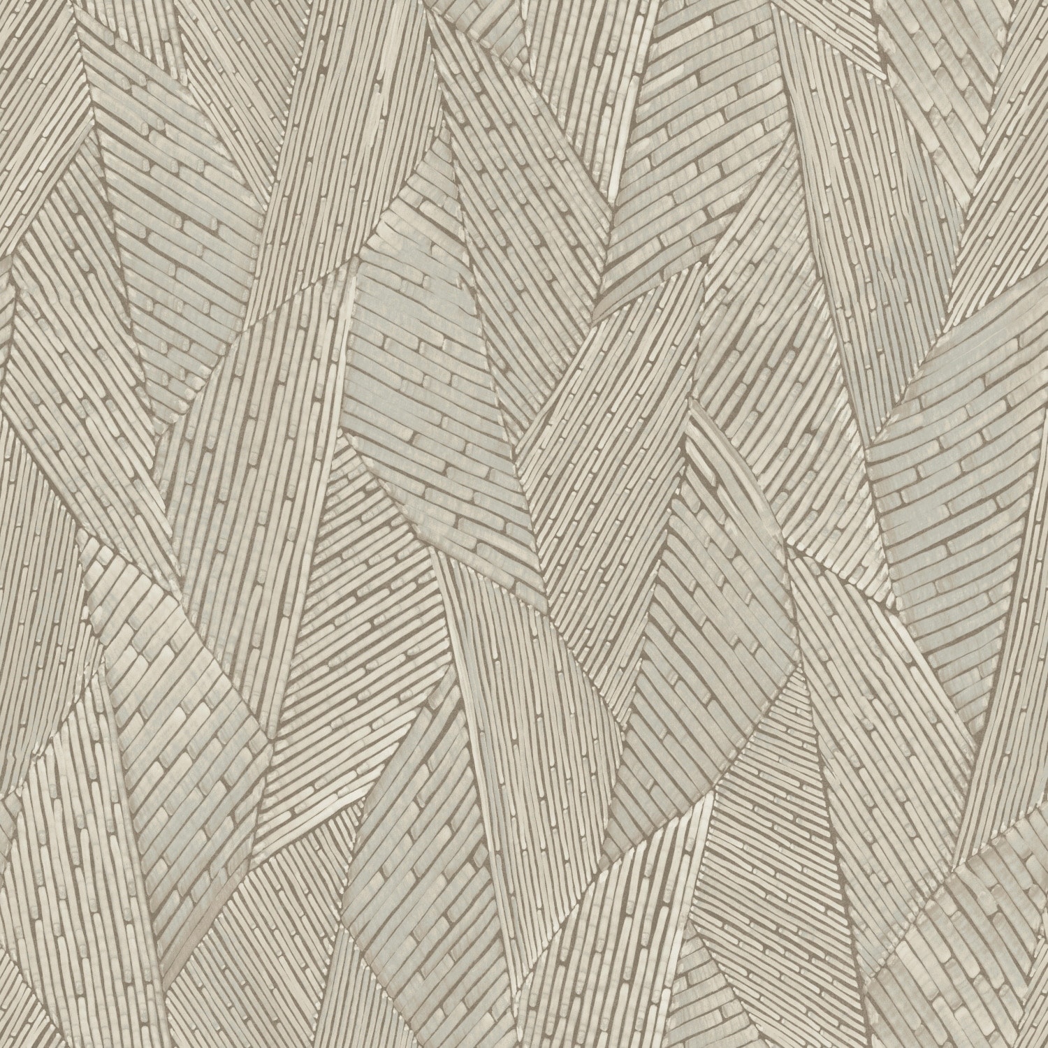 RoomMates Brown & Taupe Woven Reed Stitch Peel and Stick Wallpaper