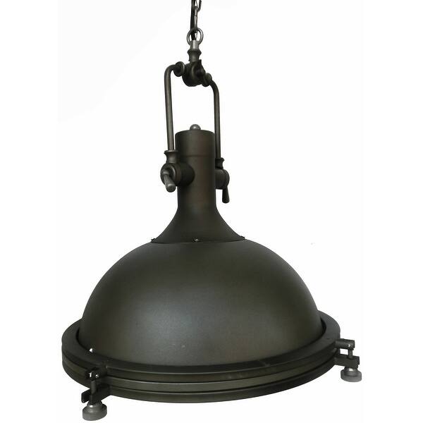 Shop Steampunk Dome Vintage Industrial Pendant Lamp Light Aged Rustic Lighting Overstock 11508567
