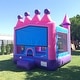 preview thumbnail 3 of 1, JumpOrange Princess Tiara Commercial Grade Bounce House for Kids (with Blower)