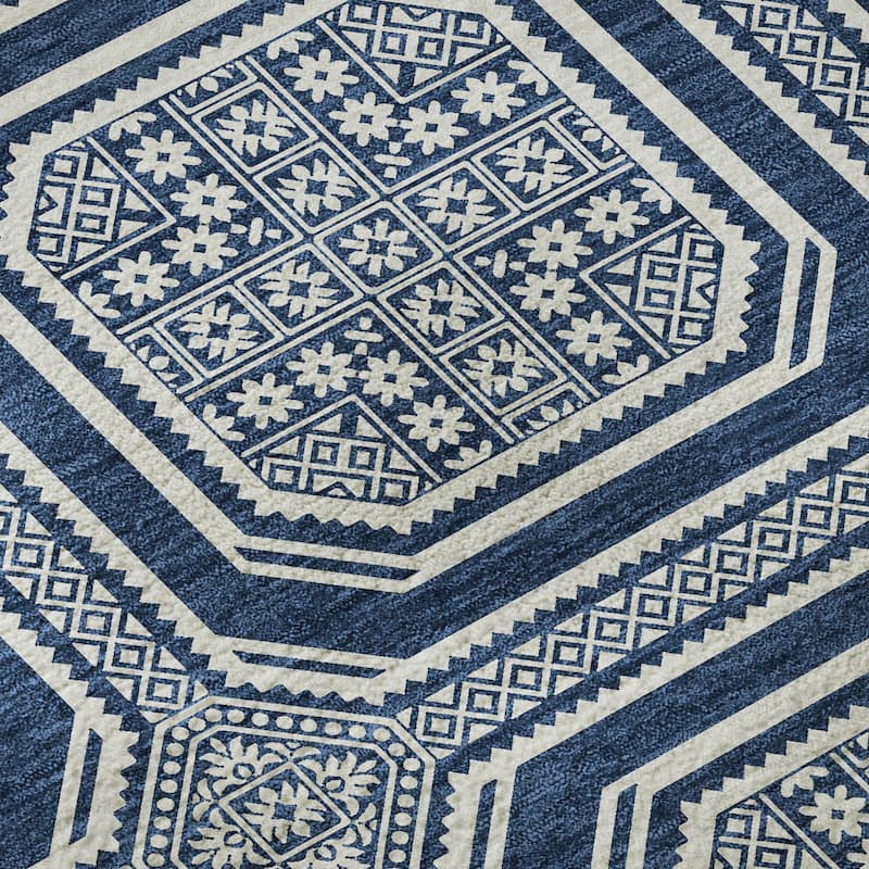 Premium Washable Super Soft Classic Panel Mayfield Rug