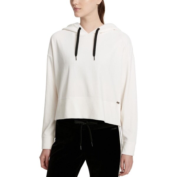 calvin klein velour sweatshirt