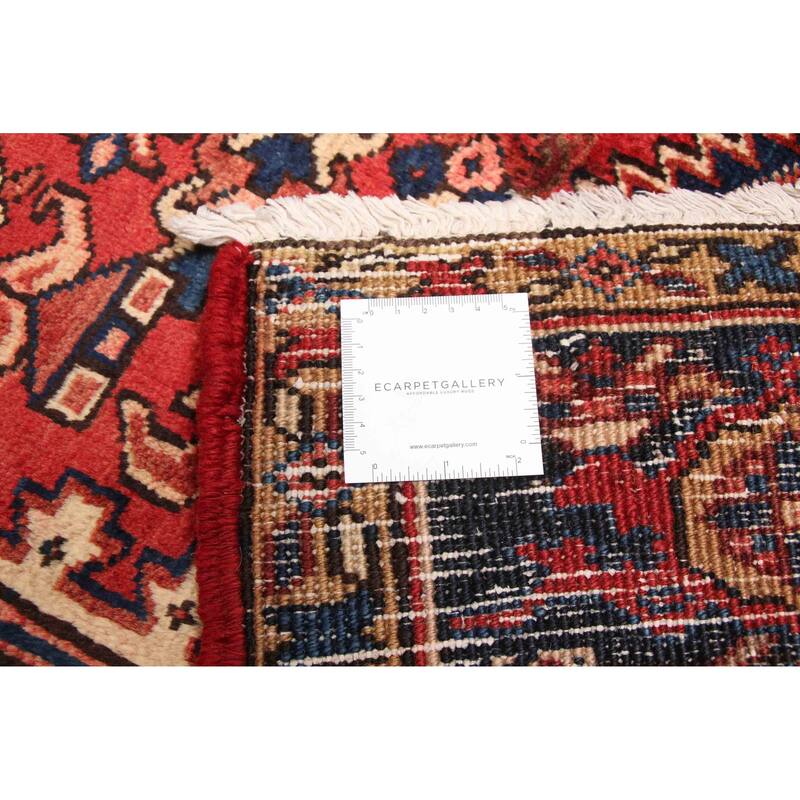 ECARPETGALLERY Hand-knotted Sarabi Red Wool Rug - 7'1 x 9'1
