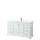 Option White, Chrome Trim, White Quartz Top