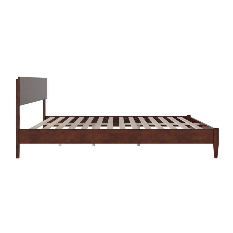 Aria Solid Wood Modern Low Profile Platform Bed
