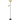 15W 3 way Tiffany torchiere with 6W reading lamp. Bulbs recommended: 15W and 6W type A (reading lamp) LED bulb - One Size