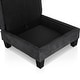 preview thumbnail 5 of 14, Furniture of America Xenia Modern Chenille Ottoman with Storage
