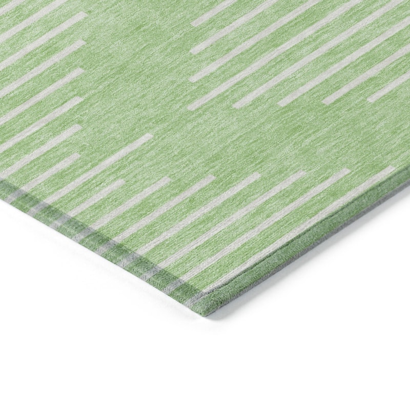 HomeRoots Geometric Transitional Rectangle Outdoor Rug