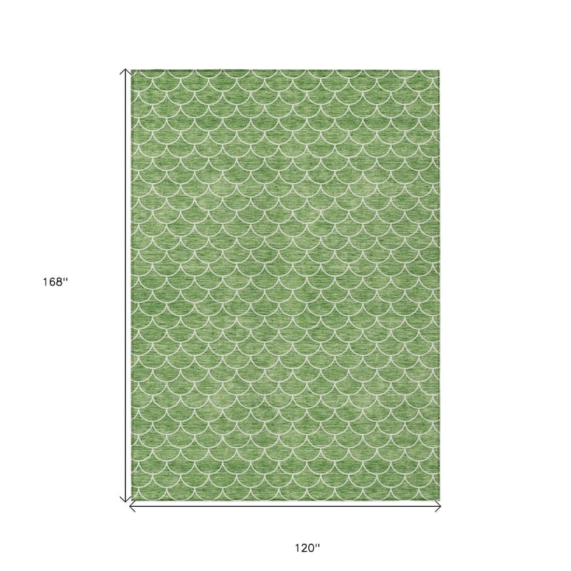 HomeRoots Geometric Transitional Rectangle Outdoor Rug