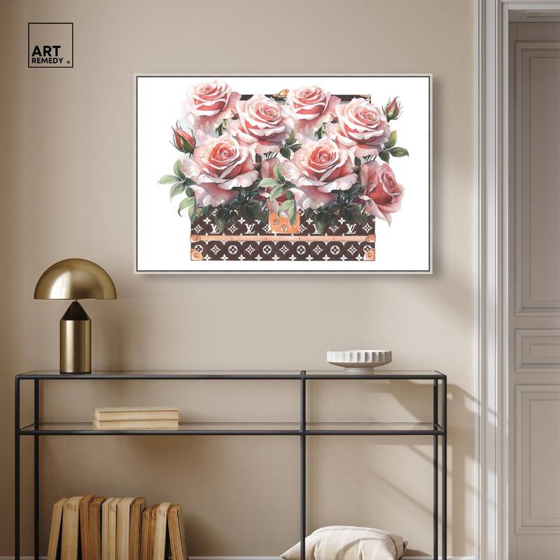 Doll Memories - Stylish Roses Canvas by Art Remedy