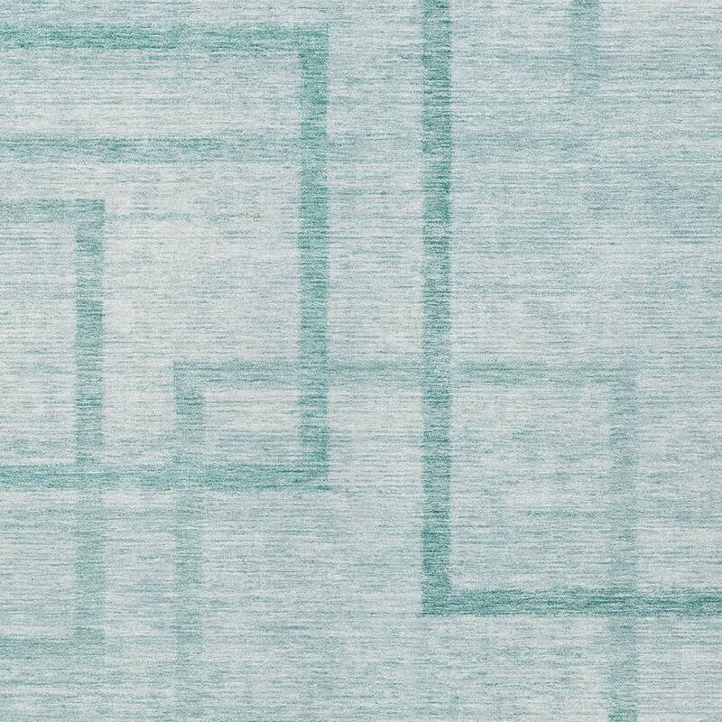 HomeRoots Geometric Transitional Rectangle Outdoor Rug