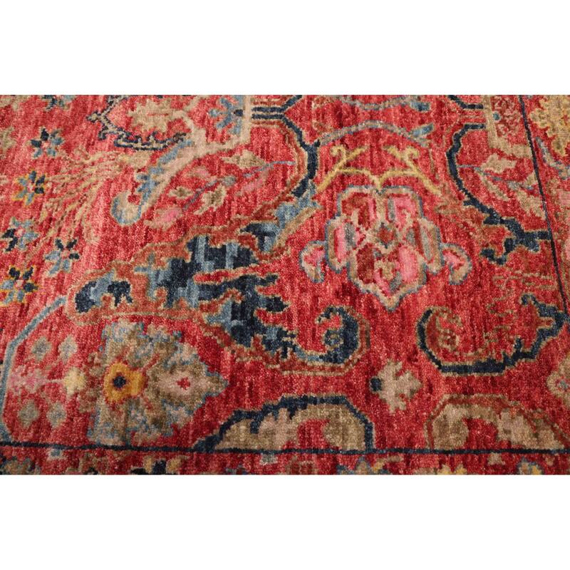 ECARPETGALLERY Hand-knotted Heritage Dark Red Wool Rug - 3'2 x 4'10