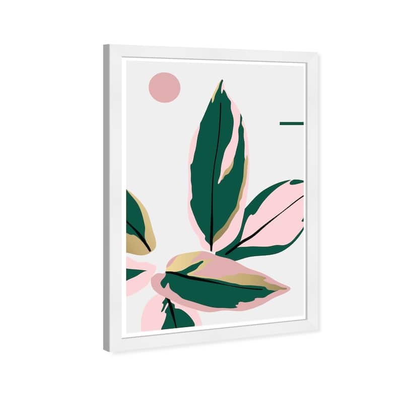Wynwood Studio Prints Floral and Botanical Tropik Pink and Tropical Wall Art Canvas Print