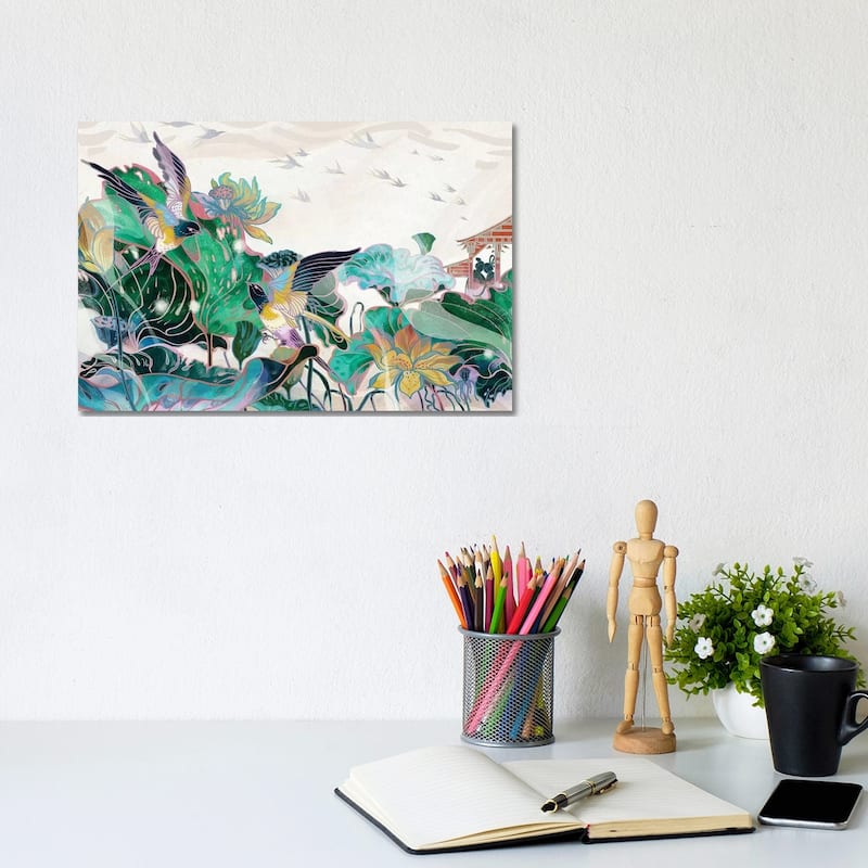 iCanvas "Cowherd And Weaver" by Sija Hong Canvas Print - 8x12x0.75