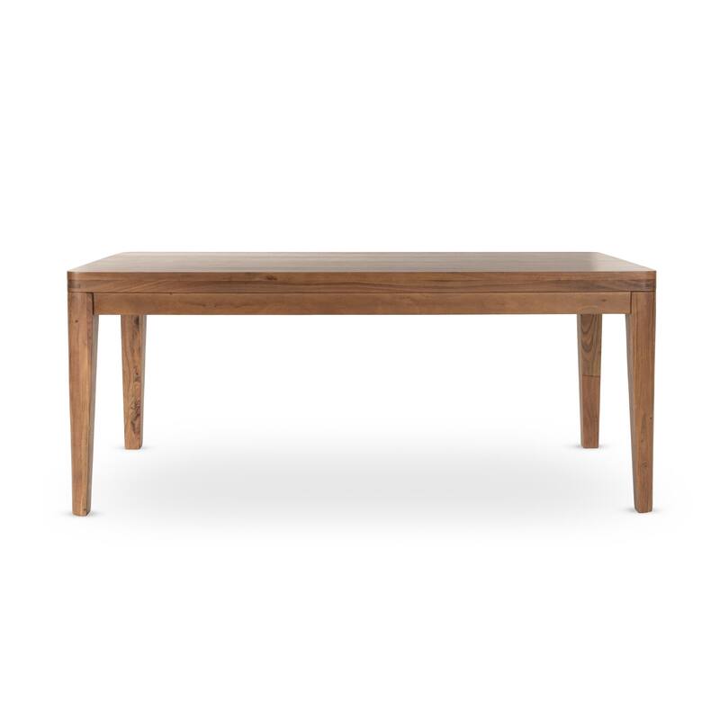 Classic Home Arno 72" Acacia Wood Dining Table in Natural Finish