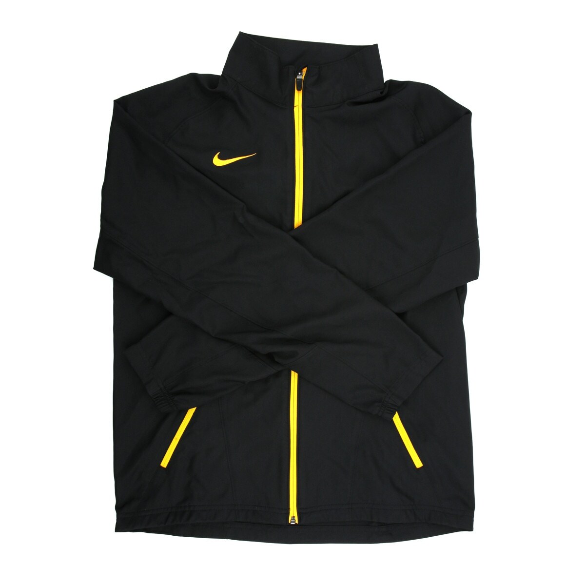 nike yellow and black jacket
