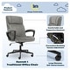 preview thumbnail 3 of 86, Serta Hannah Office Chair with Headrest Pillow, Adjustable Ergonomic Desk Chair with Lumbar Support