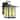 River of Goods Amber/Ivory Stained Glass Black 1-Light Outdoor Lantern Sconce - 10.75" x 9" x 11.75"
