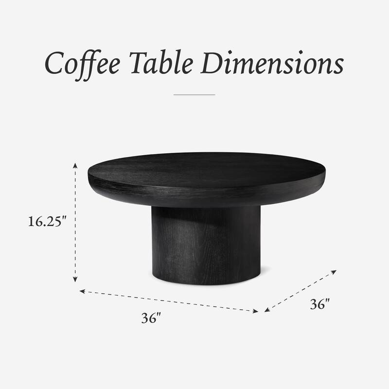 Maven Lane Owen Rustic Wooden Coffee Table