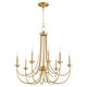 preview thumbnail 5 of 4, Quorum International Brooks 8 Light 29" Wide Chandelier