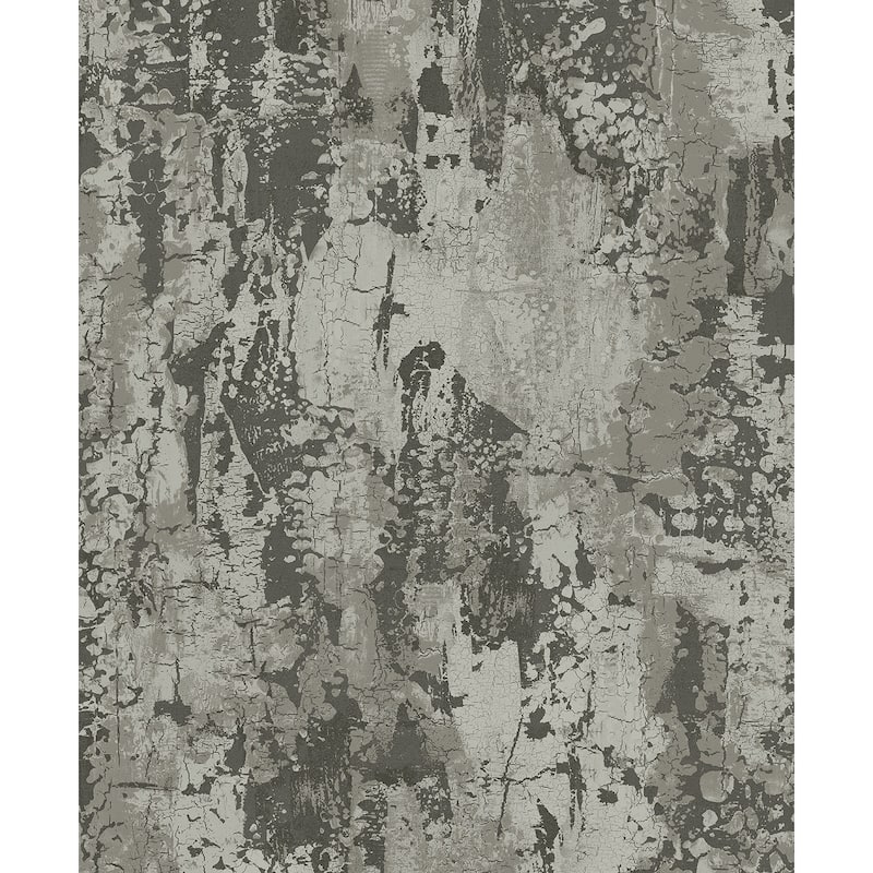 Seabrook Designs Nymera Faux Non-Woven Unpasted Wallpaper - 20.9 in W x 33 ft. L - Shadow