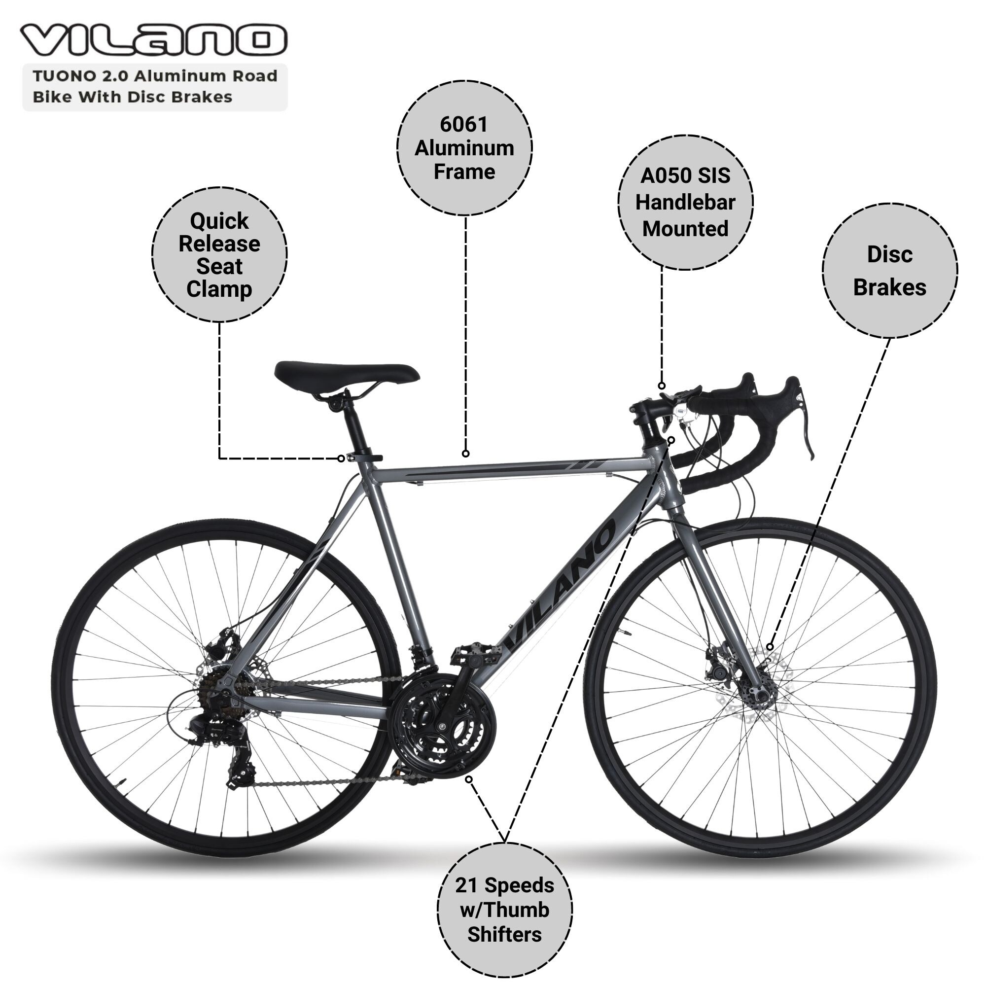 Vilano road shop bike 21 speed