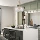 preview thumbnail 11 of 14, Alegate Modern Gold 4-Light Drum Glass Chandelier for Dining Living Room